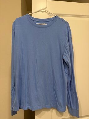 Nike Men's Long Sleeve Crew Tee - Light Blue